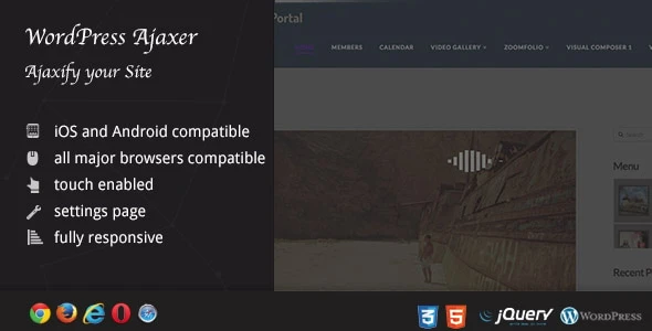 Ajaxer – Ajaxify Your WordPress Site and Comments